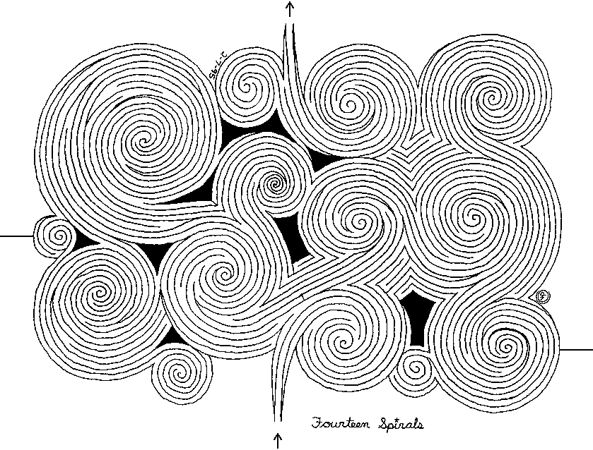 Spiral maze